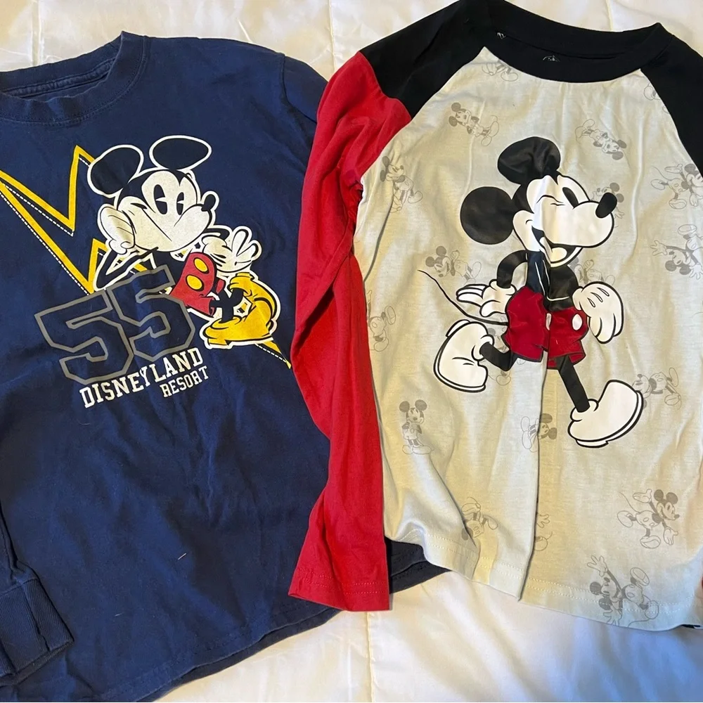 Disney Mickey Mouse Cotton long sleeve Tee Boys